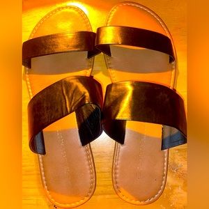 Charles Albert Black Sandals.